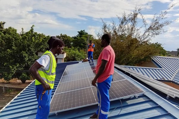 Solar panels action photo 1